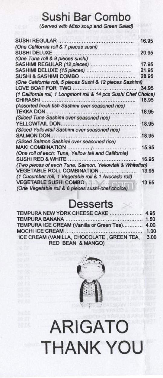 Menu page 5