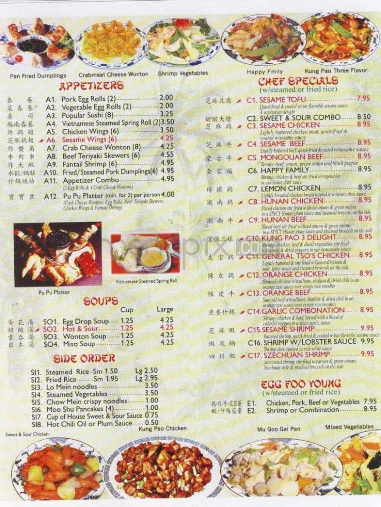 Menu page 2