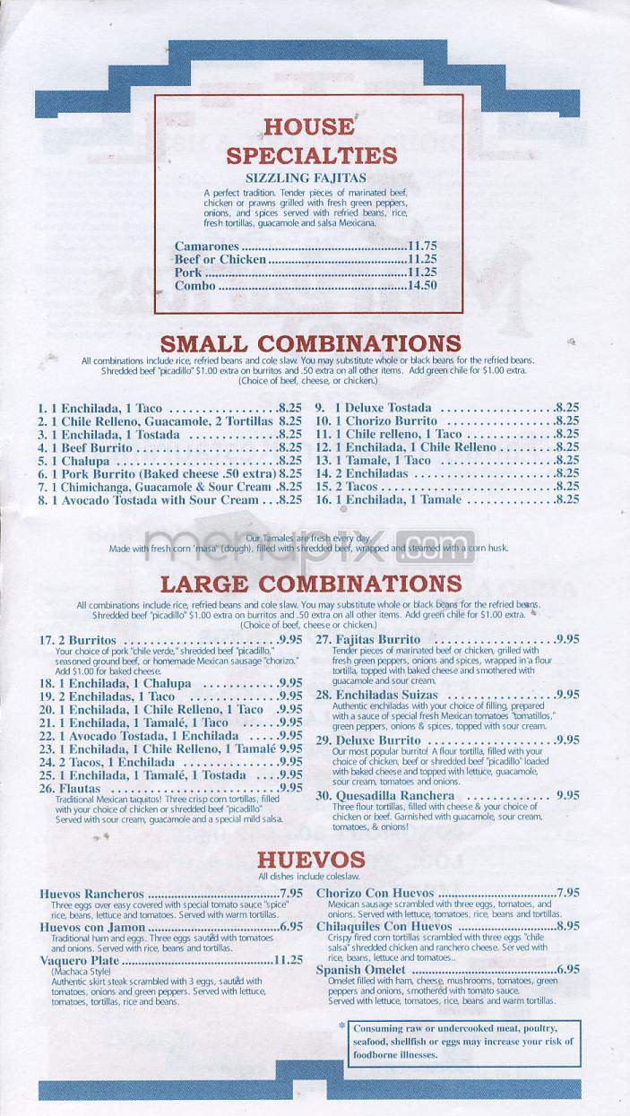 Menu page 2