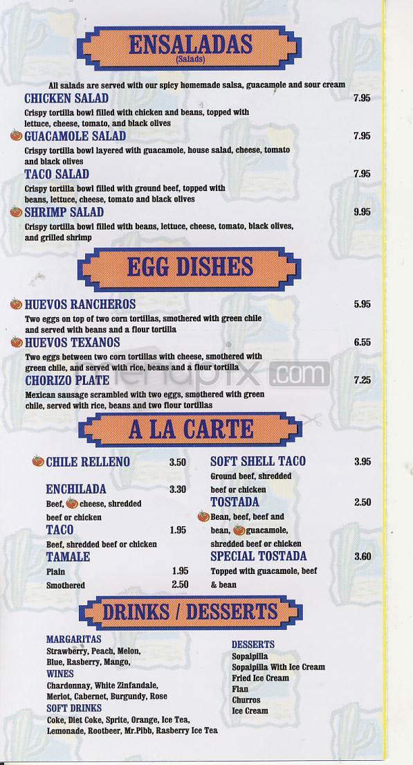 Menu page 5