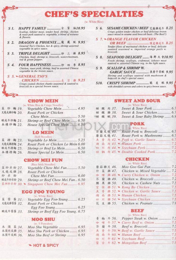 Menu page 3