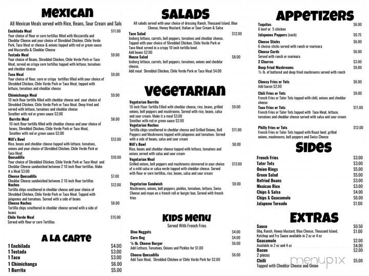 Menu page 2