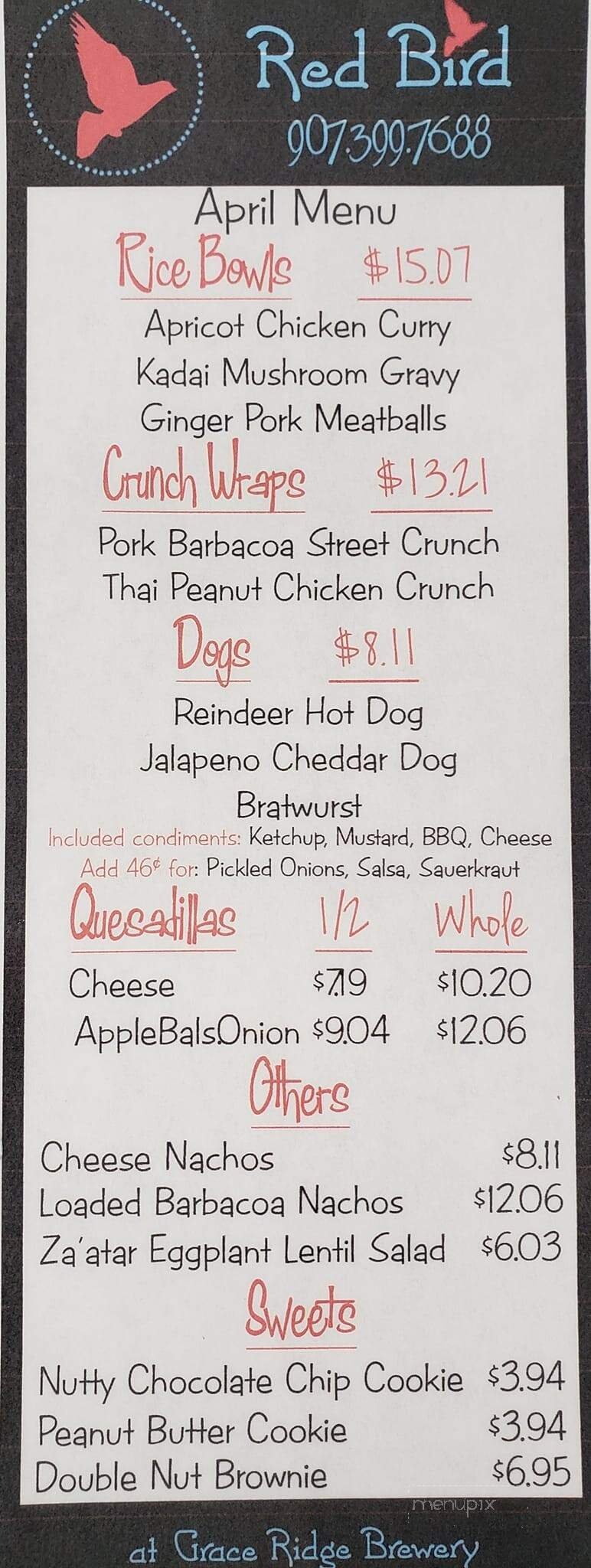 Menu page 4