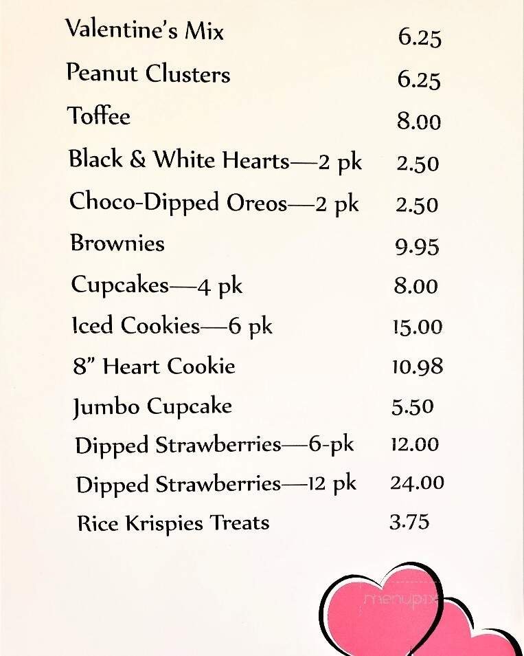 Menu page 2