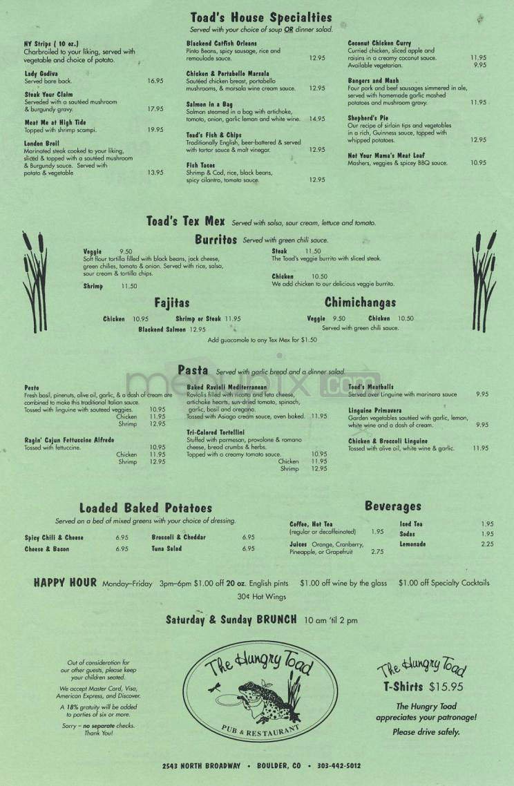 Menu page 2