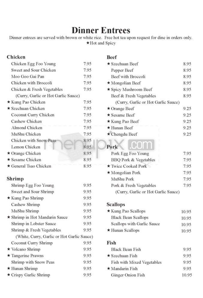 Menu page 3