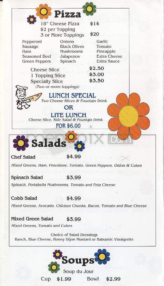 Menu page 5