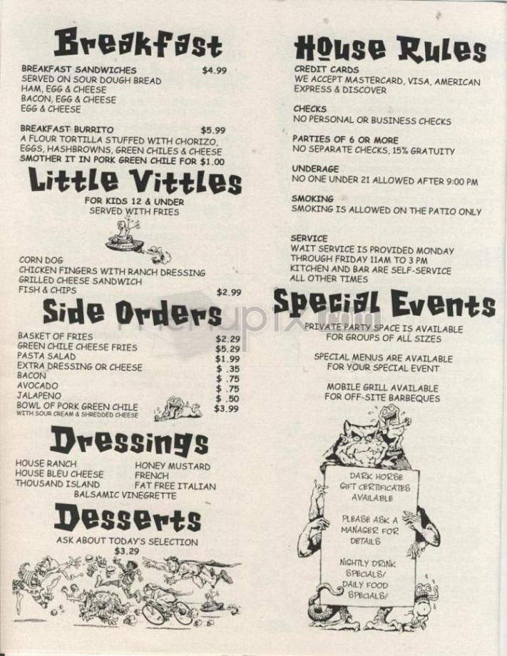 Menu page 2