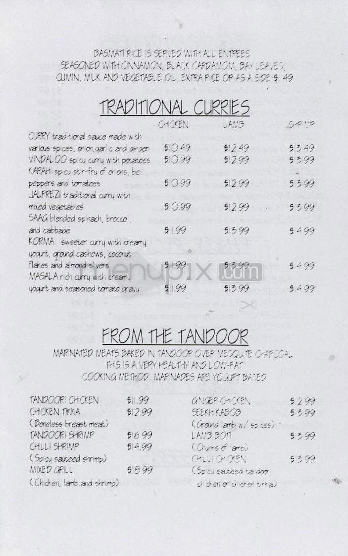 Menu page 3