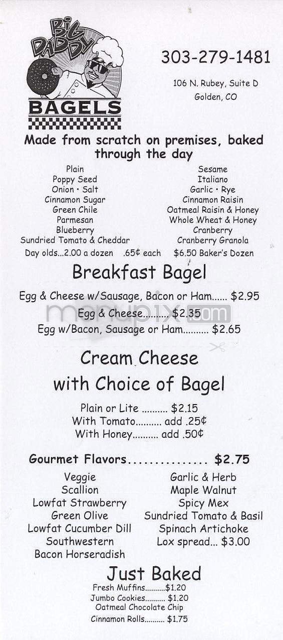 Menu page 1