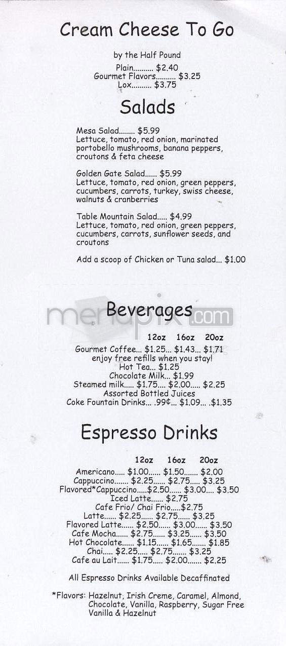Menu page 3