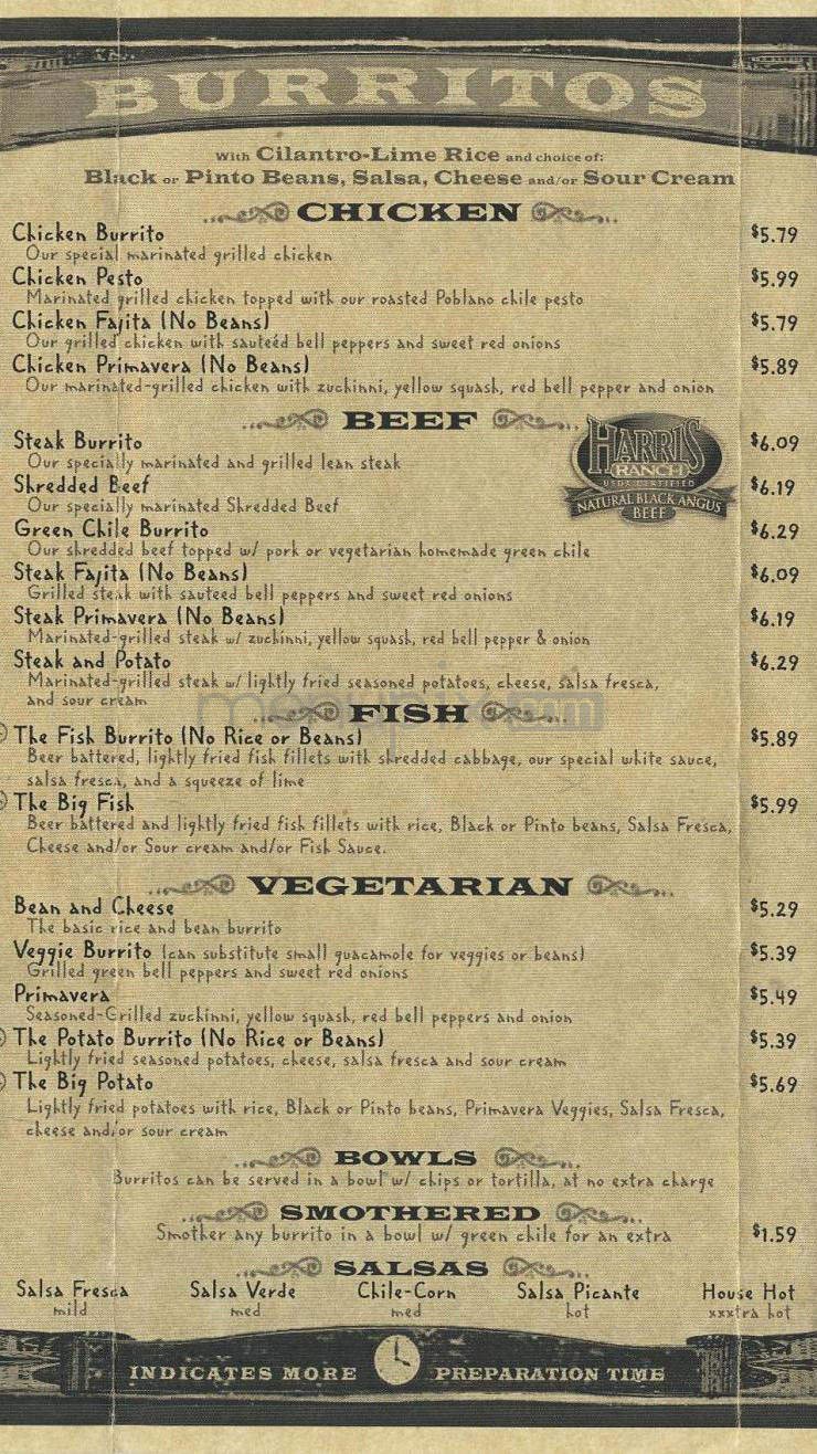 Menu page 3