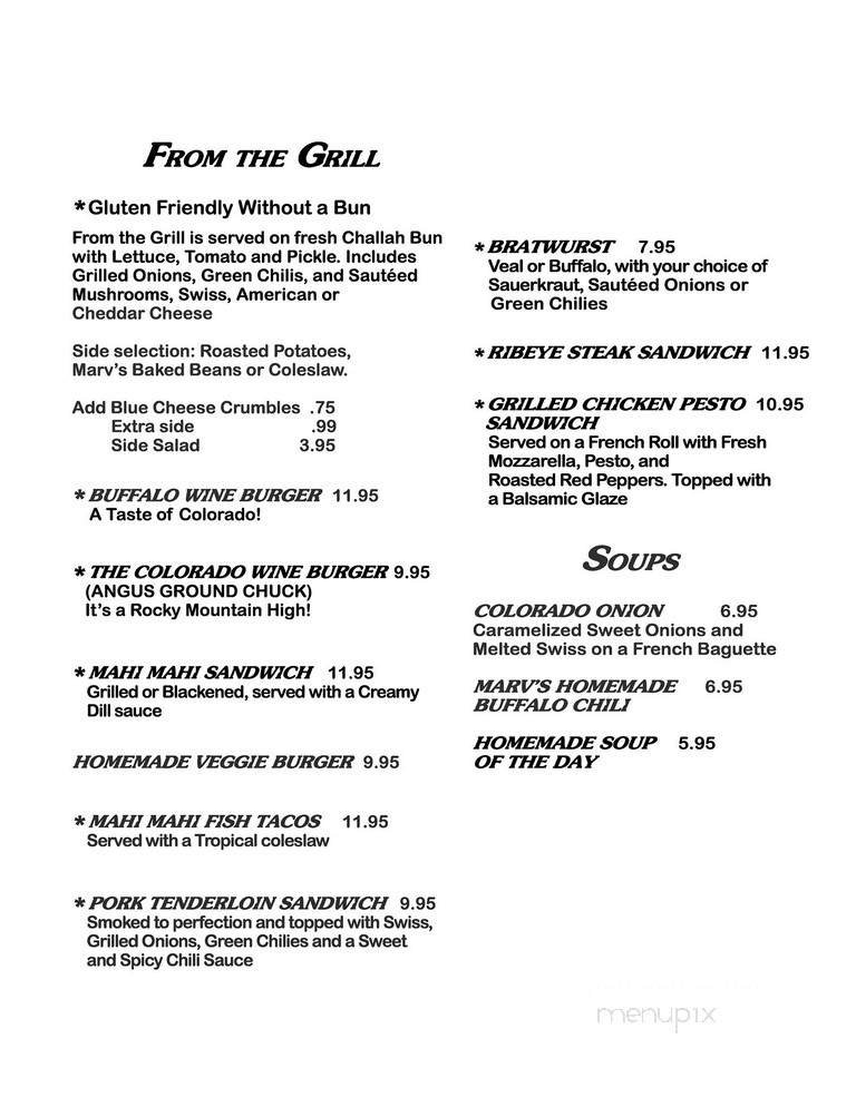 Menu page 2