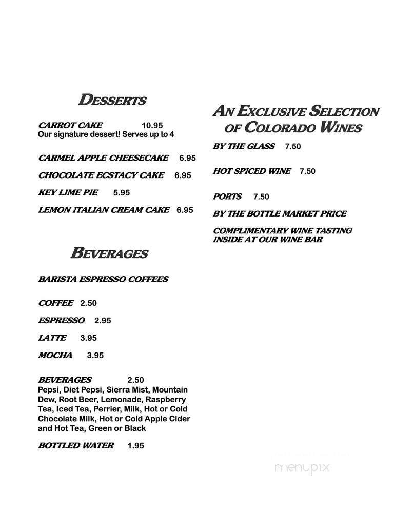Menu page 4