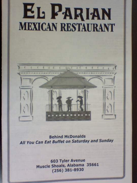 Menu page 1