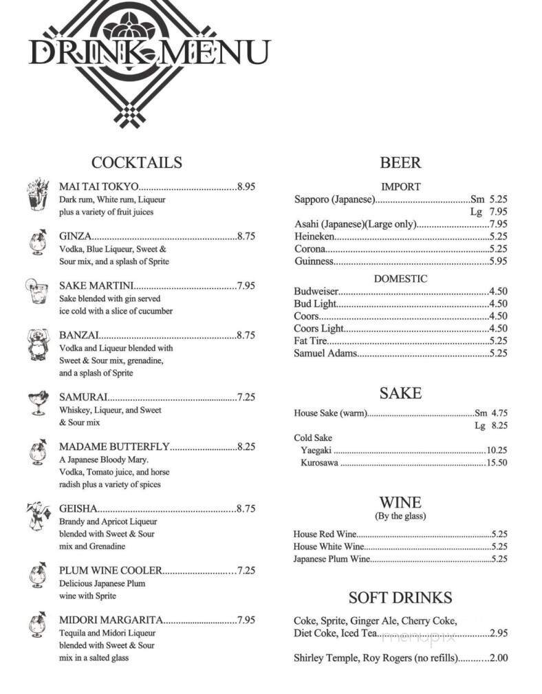 Menu page 2