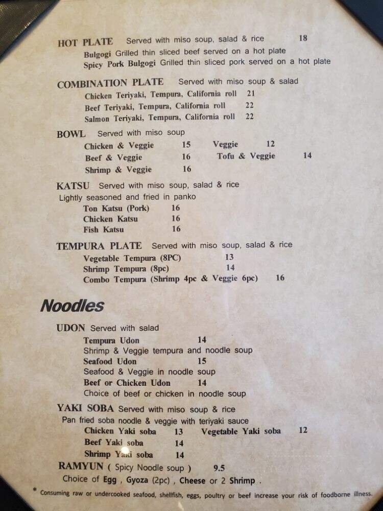 Menu page 3