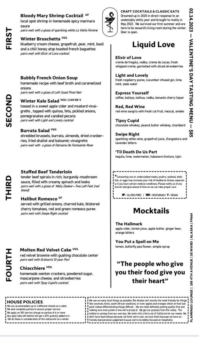 Menu page 1