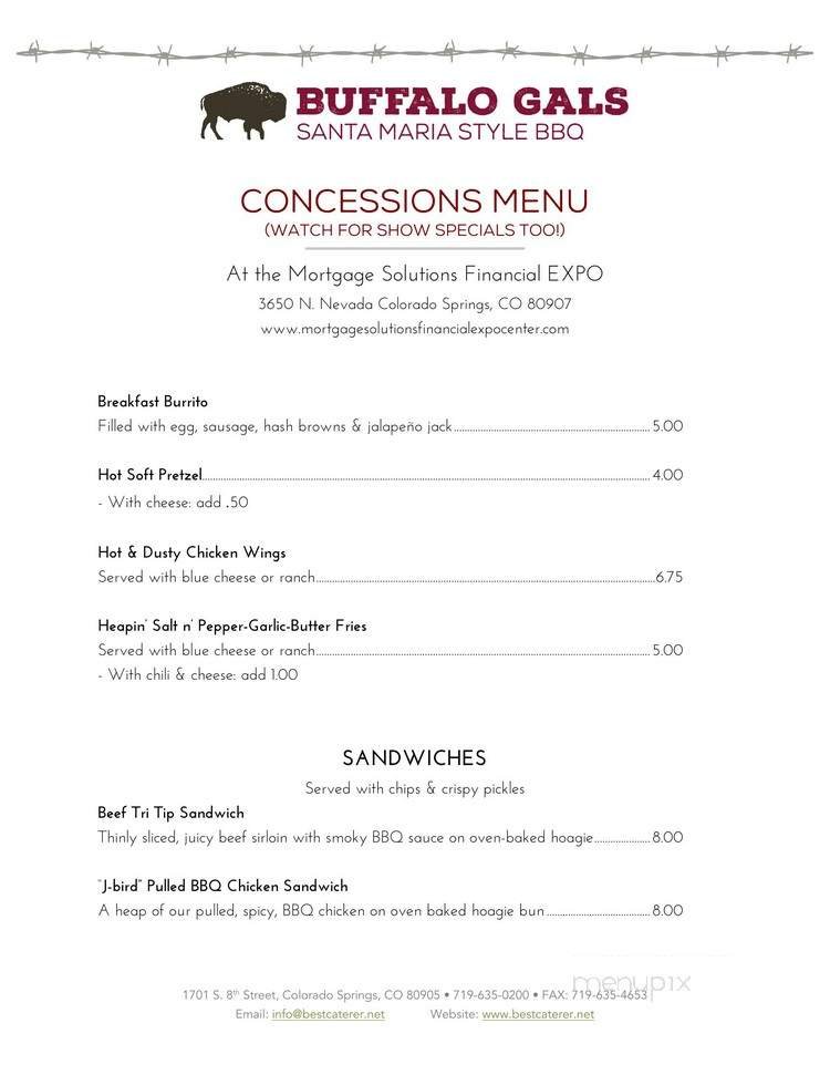 Menu page 1