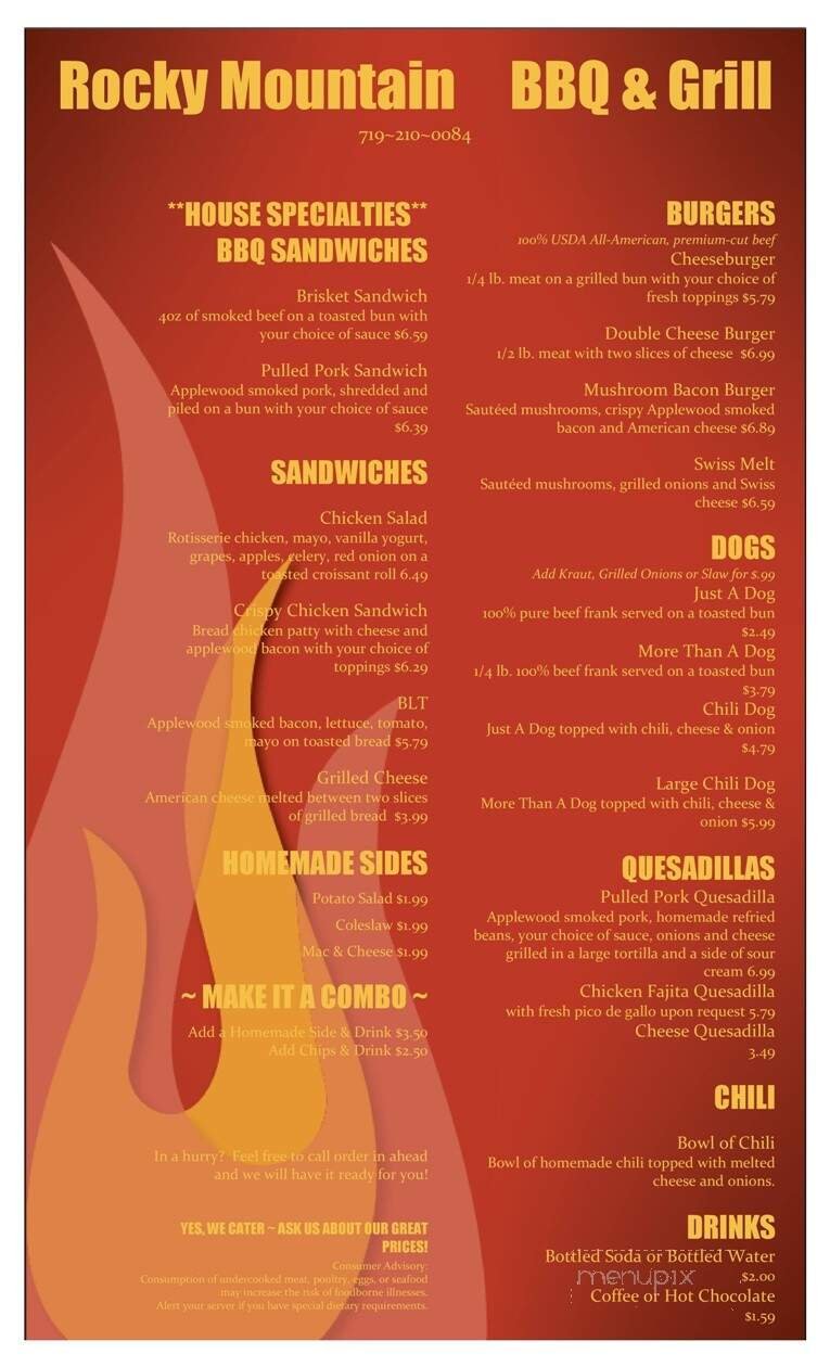 Menu page 1