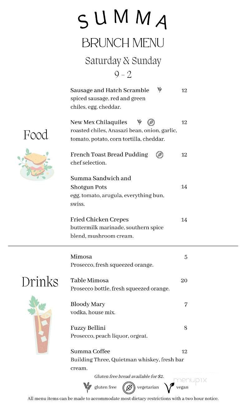 Menu page 3