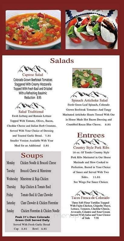 Menu page 2