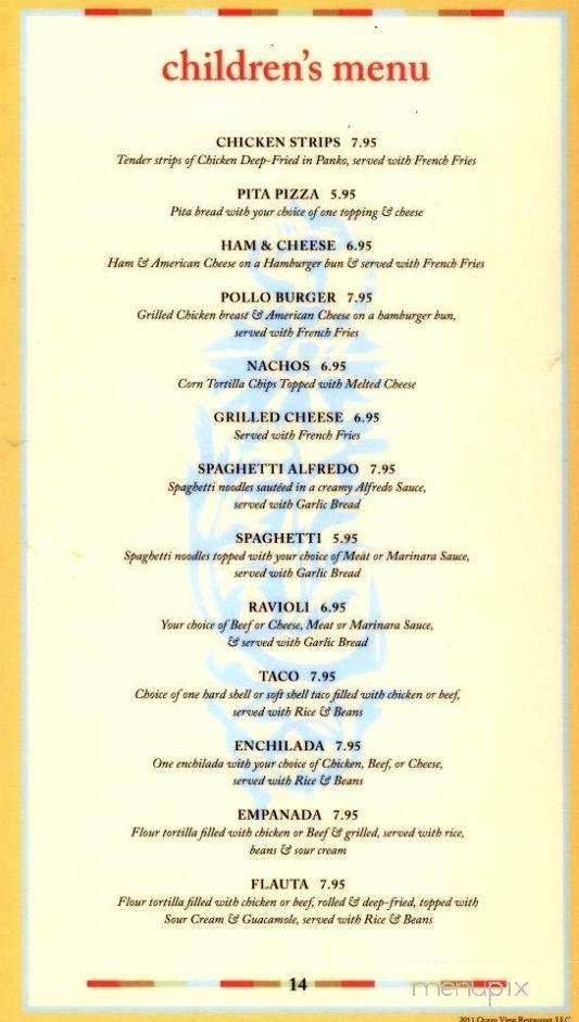 Menu page 11