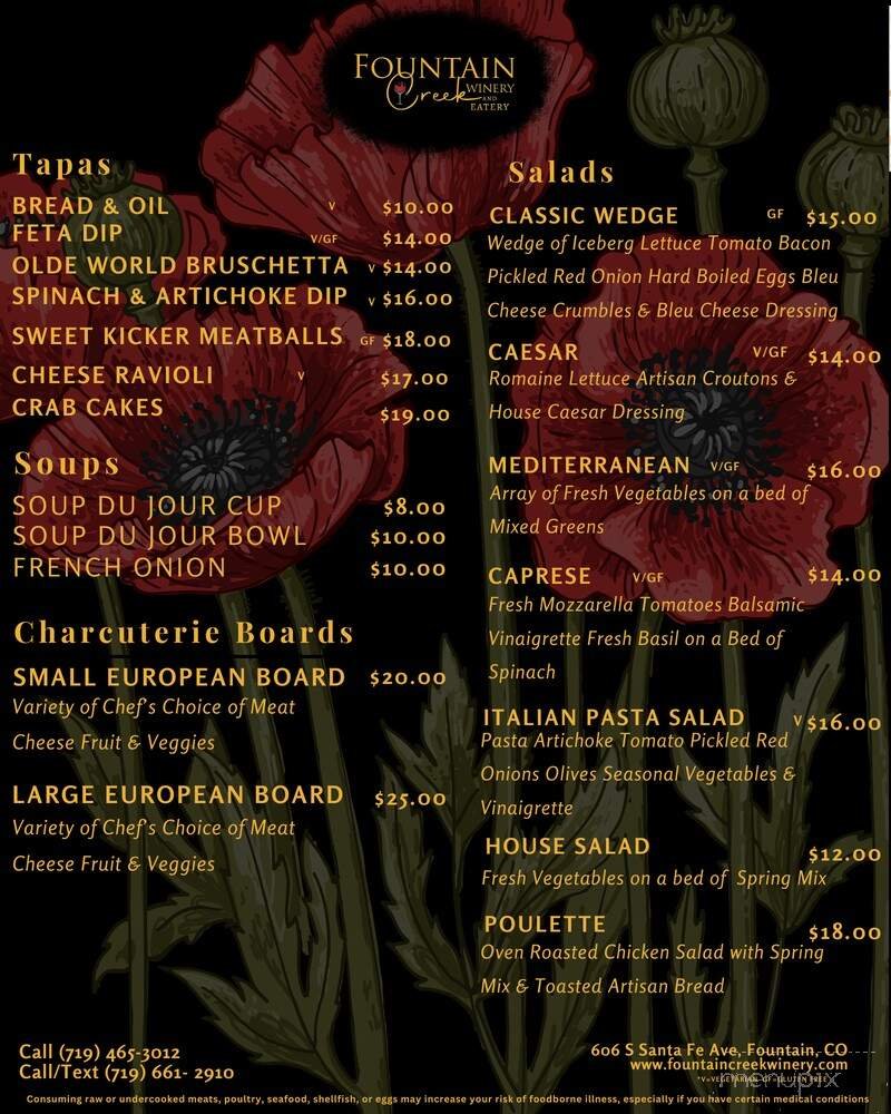 Menu page 3
