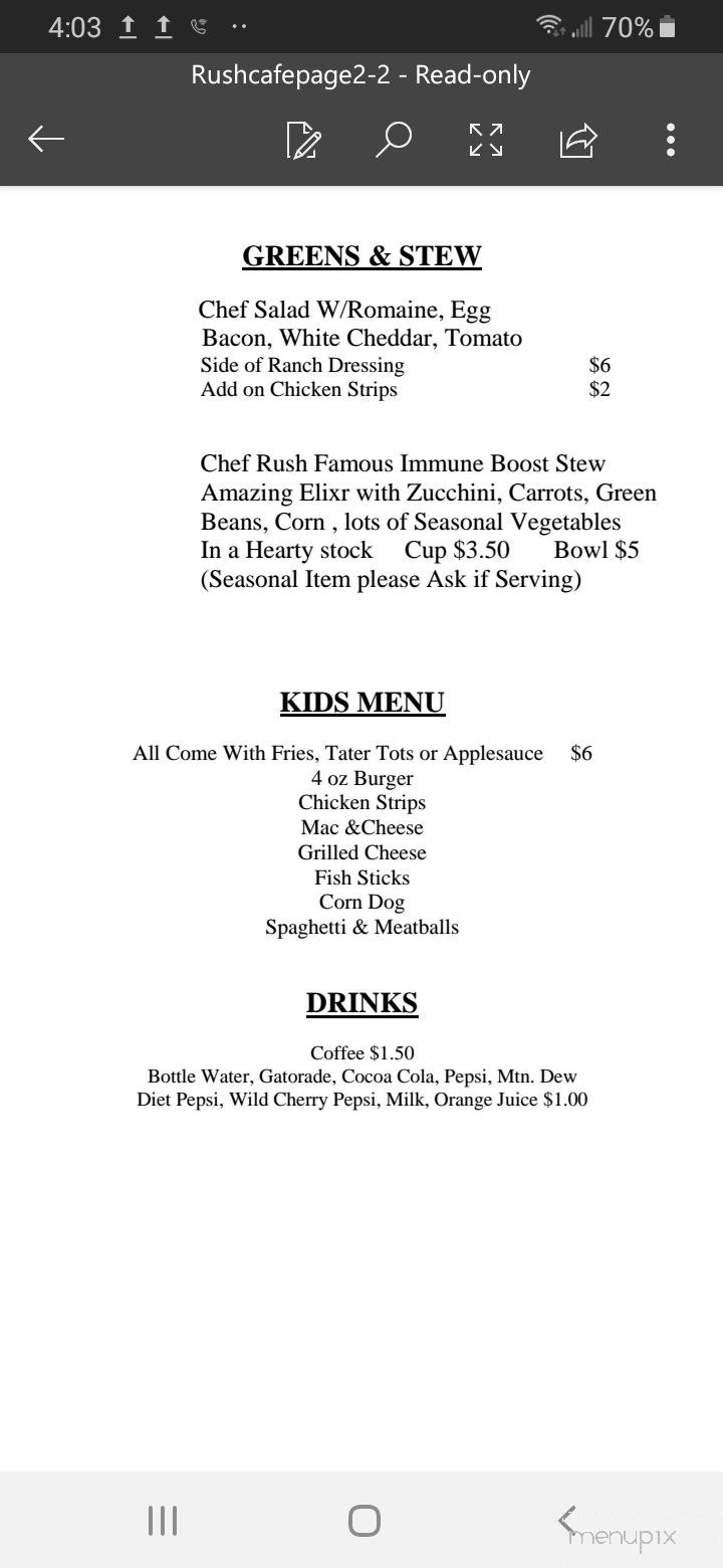Menu page 2
