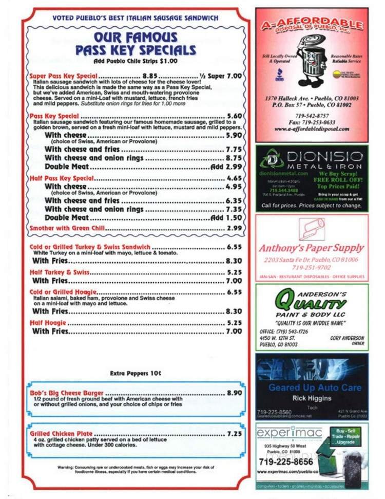 Menu page 3
