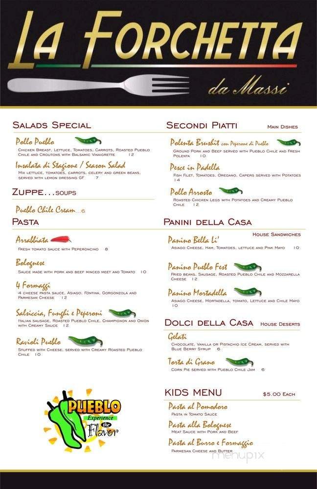 Menu page 1