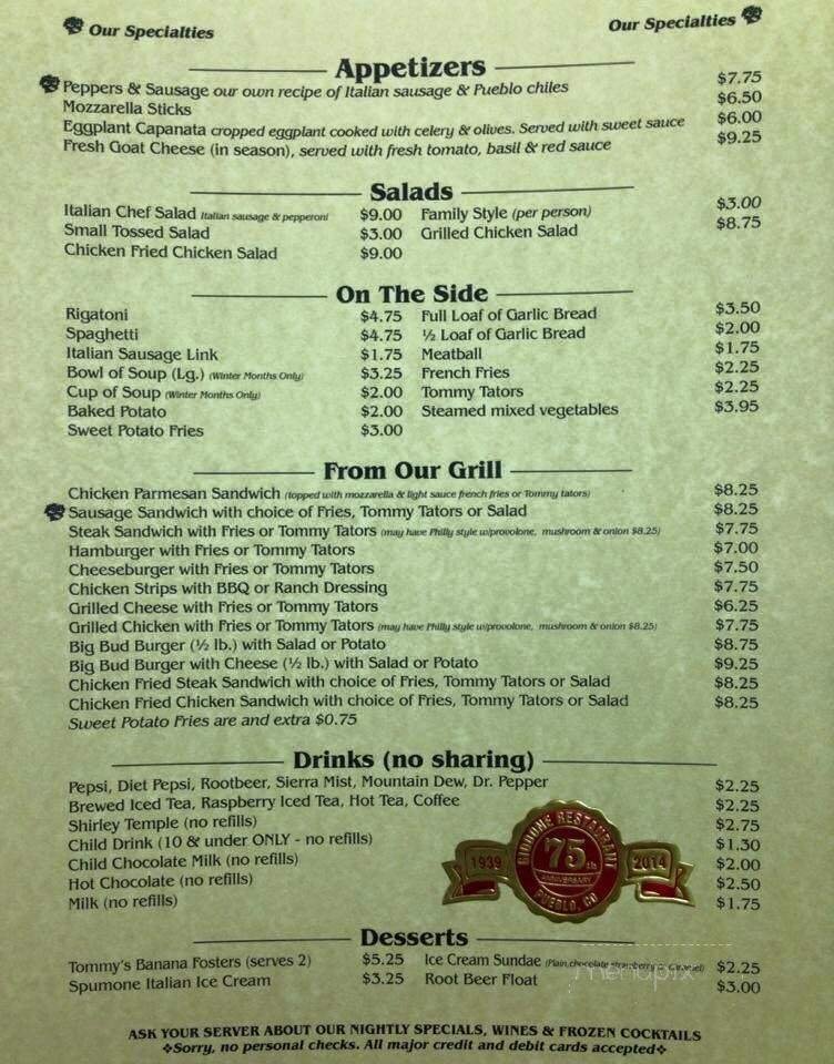 Menu page 4