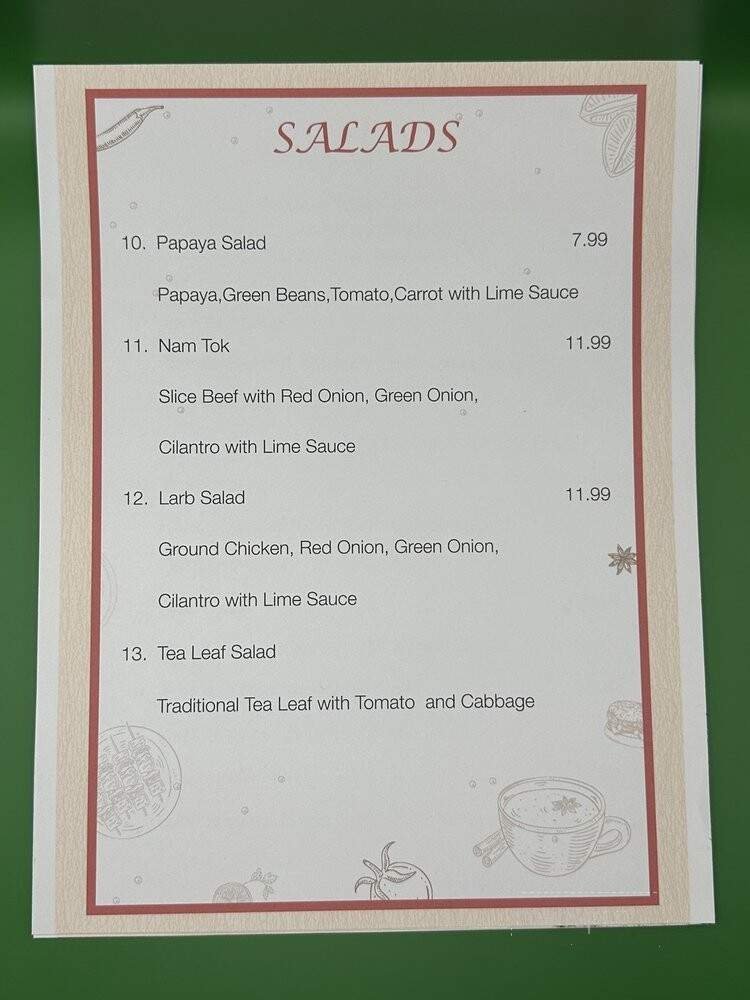 Menu page 3