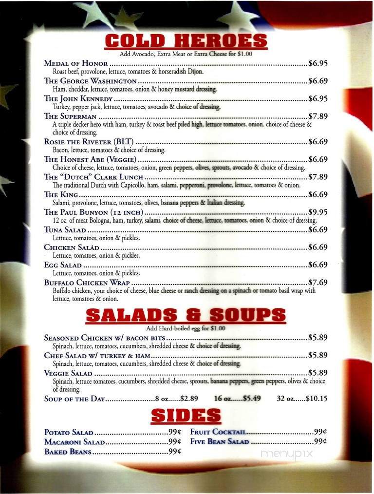 Menu page 2