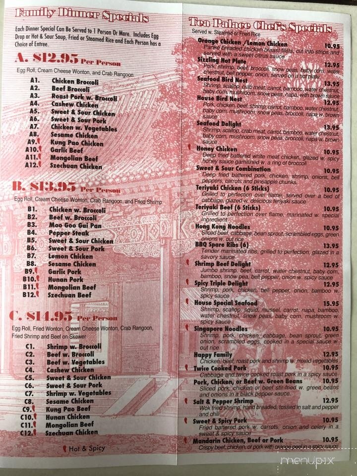 Menu page 10