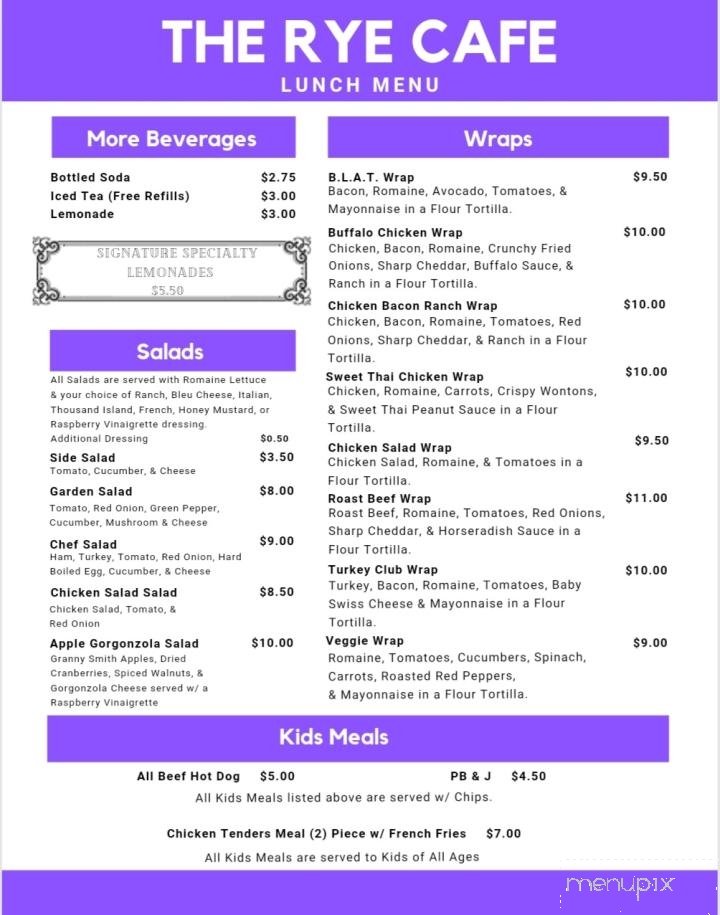 Menu page 2