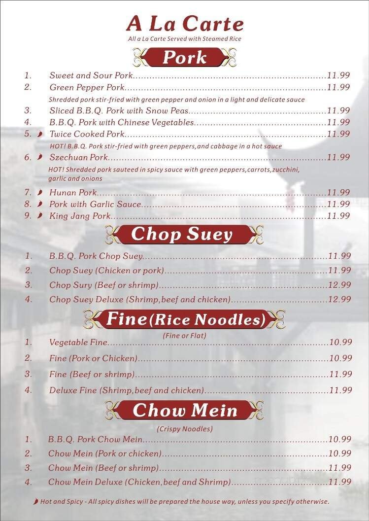 Menu page 8