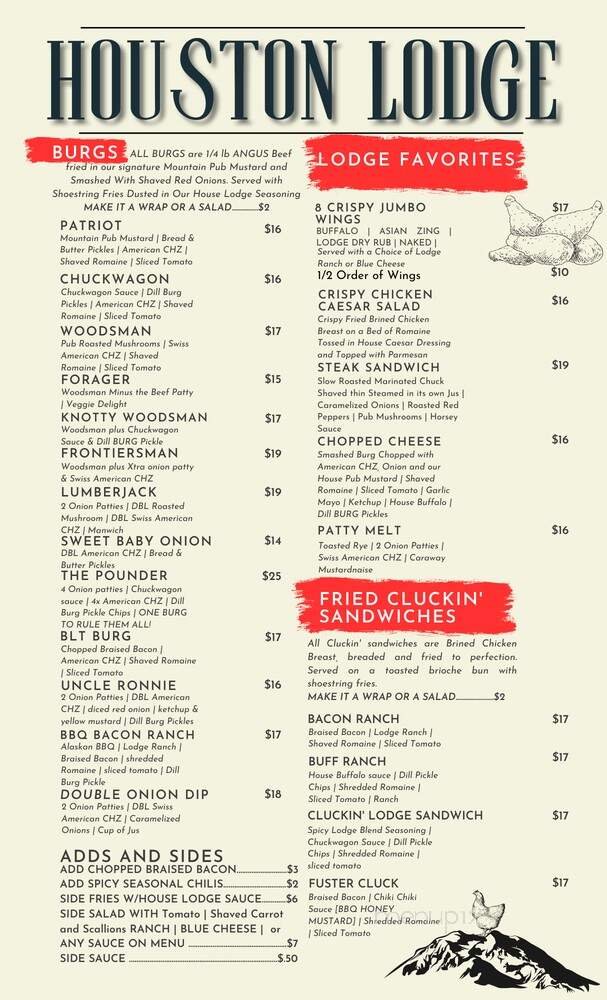 Menu page 1