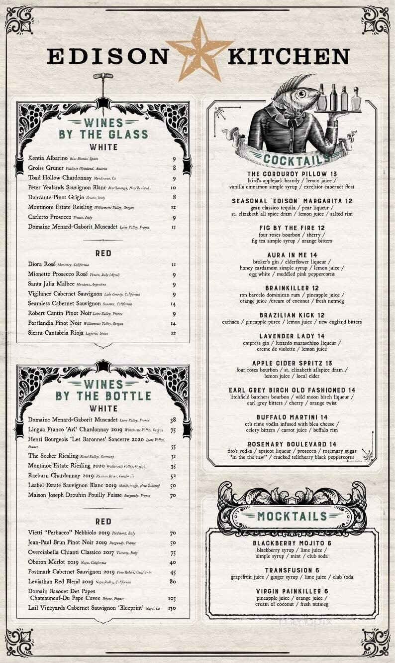 Menu page 3
