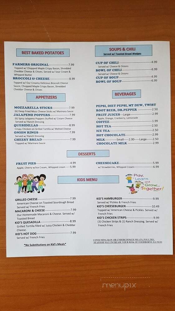 Menu page 2