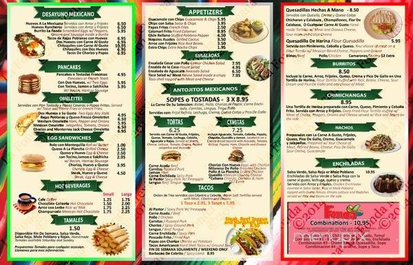 Menu page 2