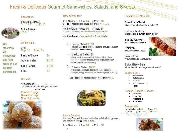 Menu page 3
