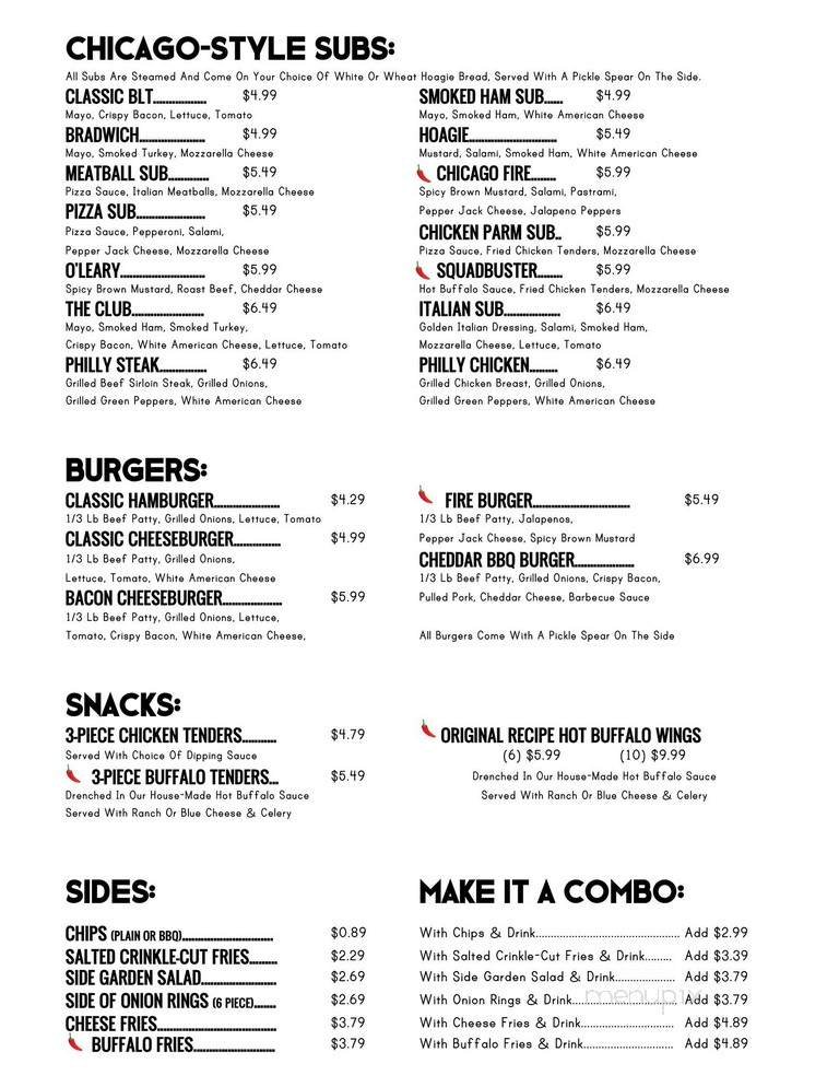 Menu page 2