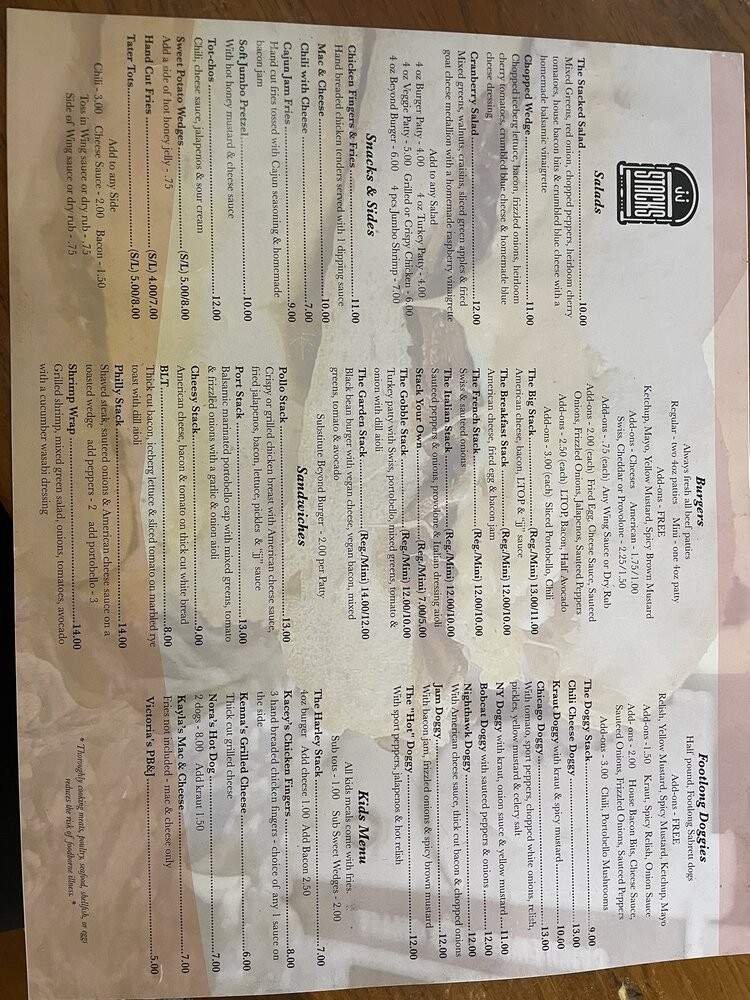 Menu page 2