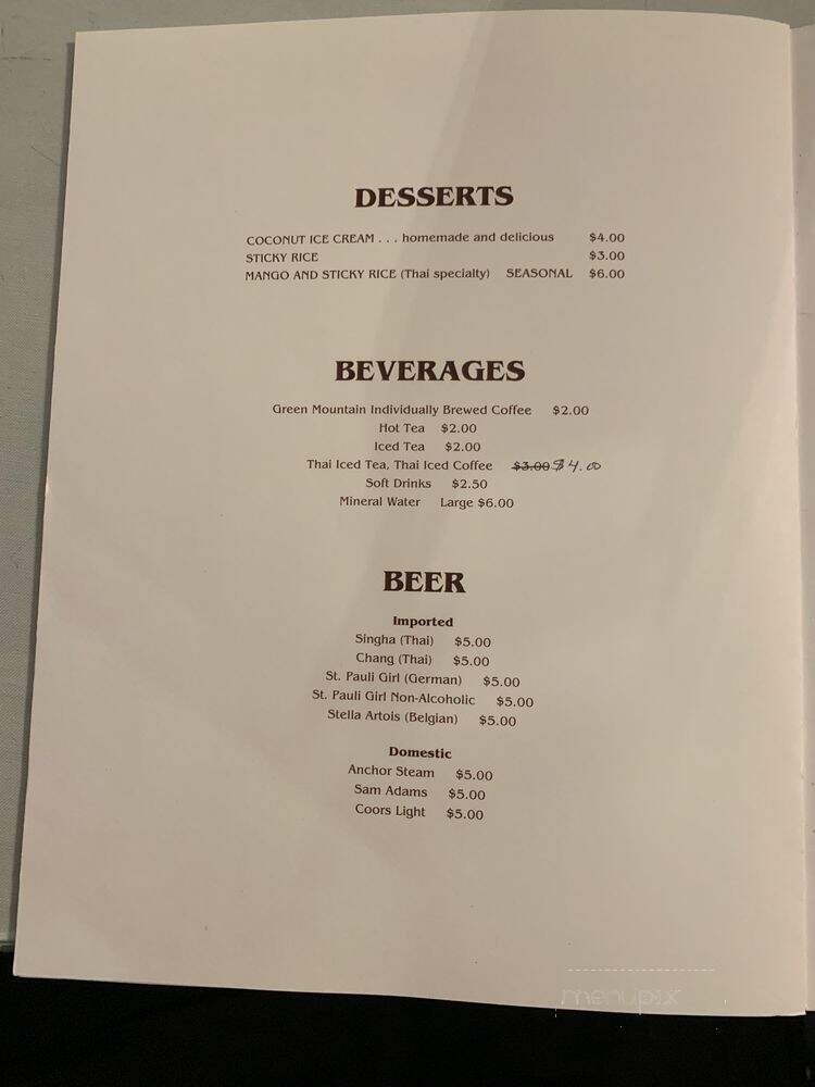 Menu page 1