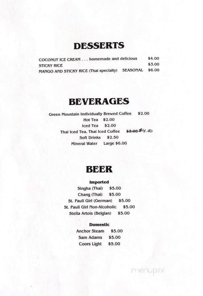 Menu page 1