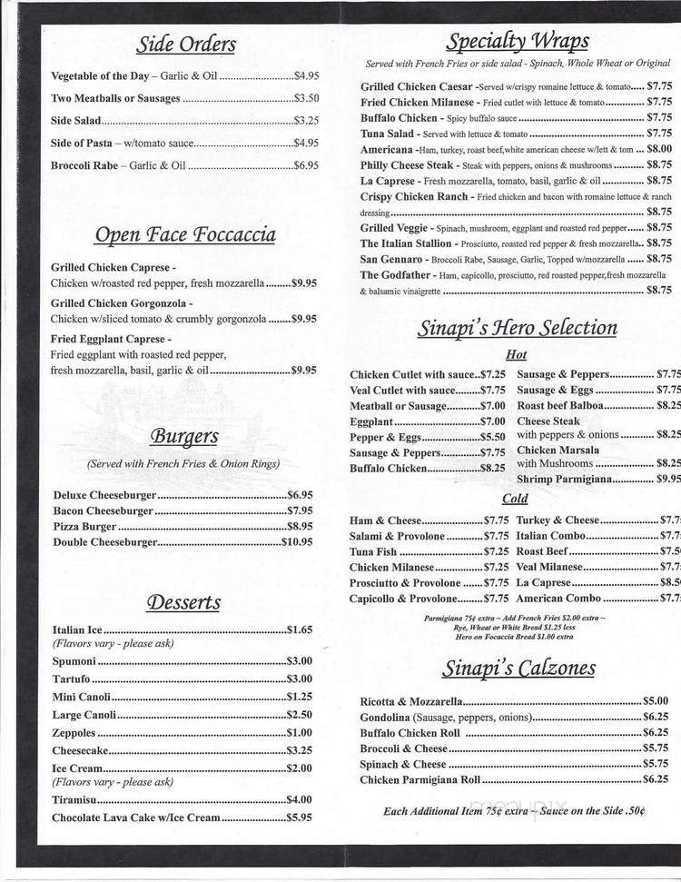 Menu page 2