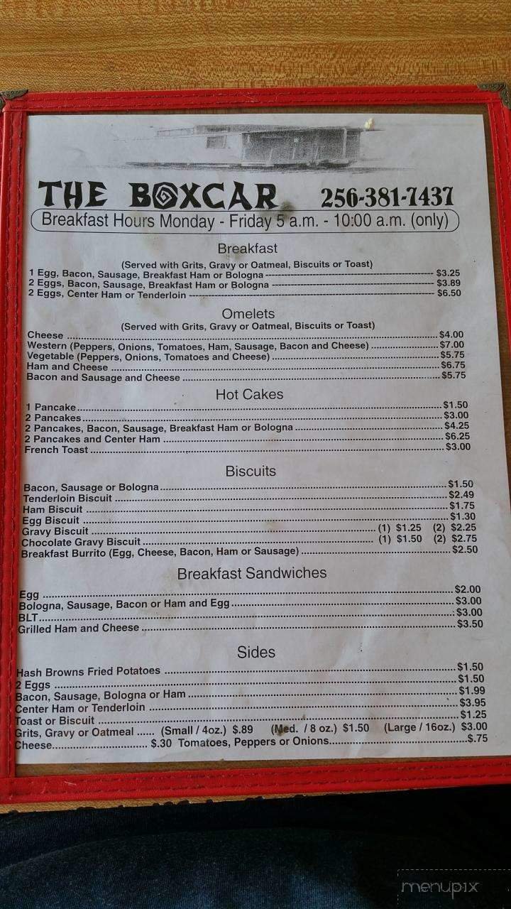 Menu page 1