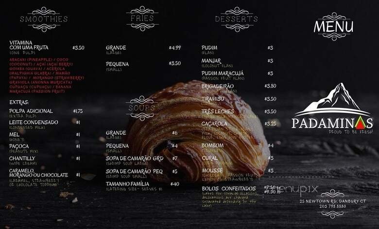 Menu page 2