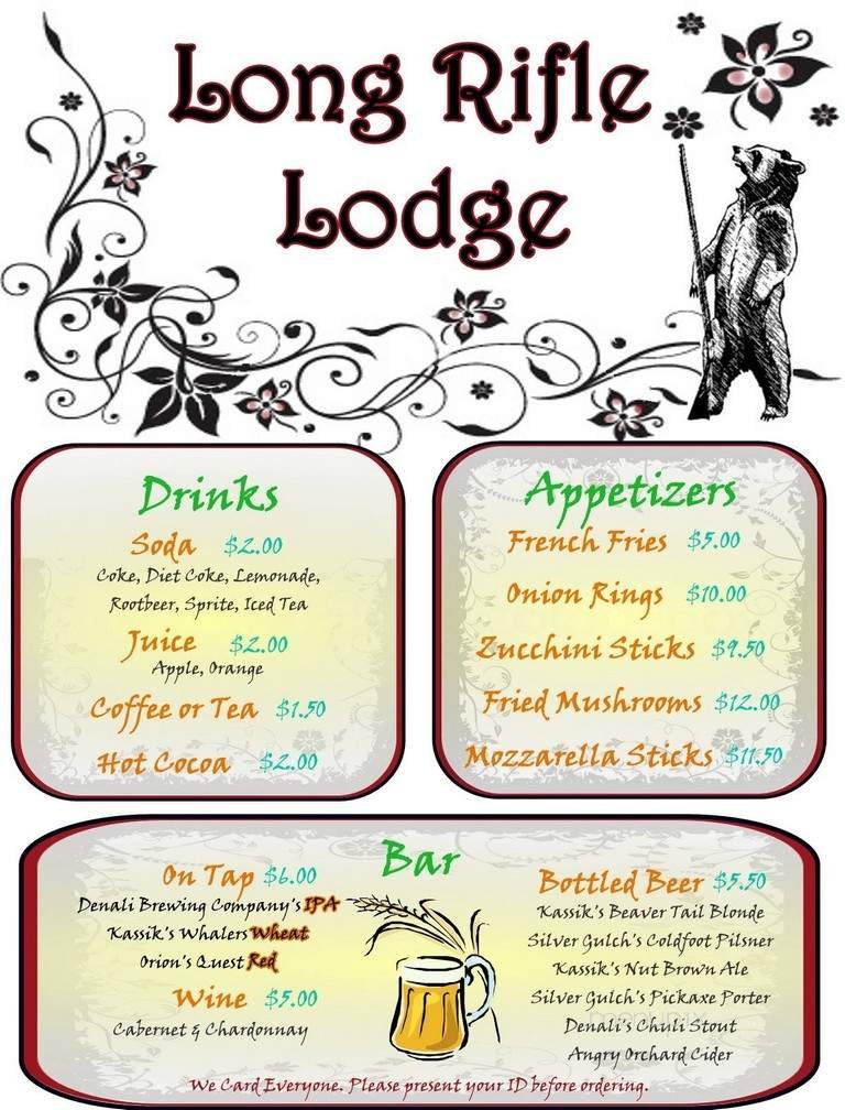 Menu page 1
